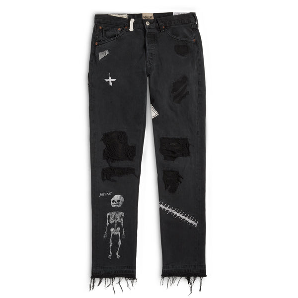 gallery dept. FUCK FACE DENIM black