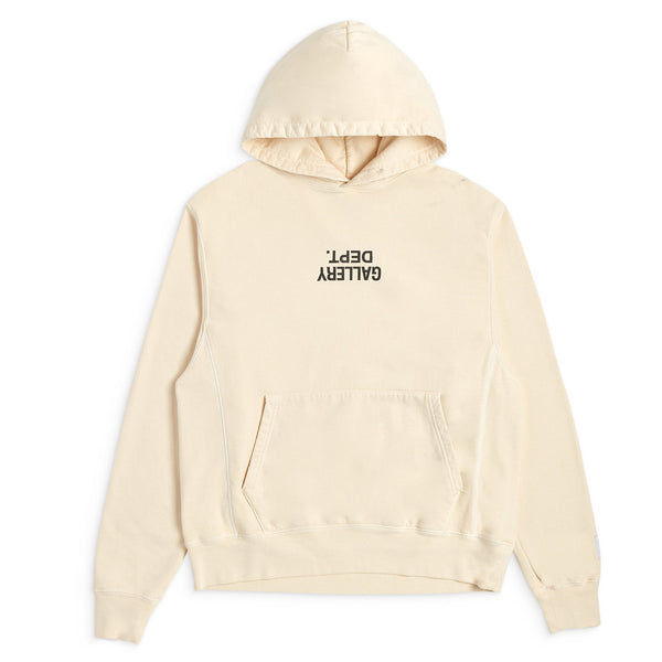 gallery dept. FUCKED UP LOGO HOODIE cream