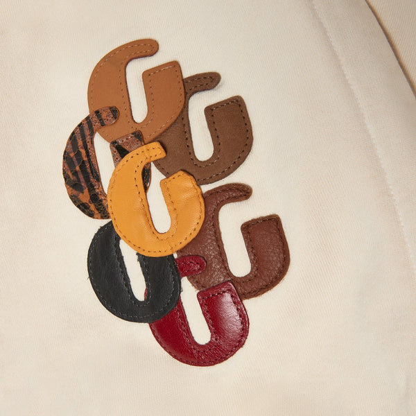 Gallery Dept. G-PATCH FUCKED UP LOGO HOODIE Cream
