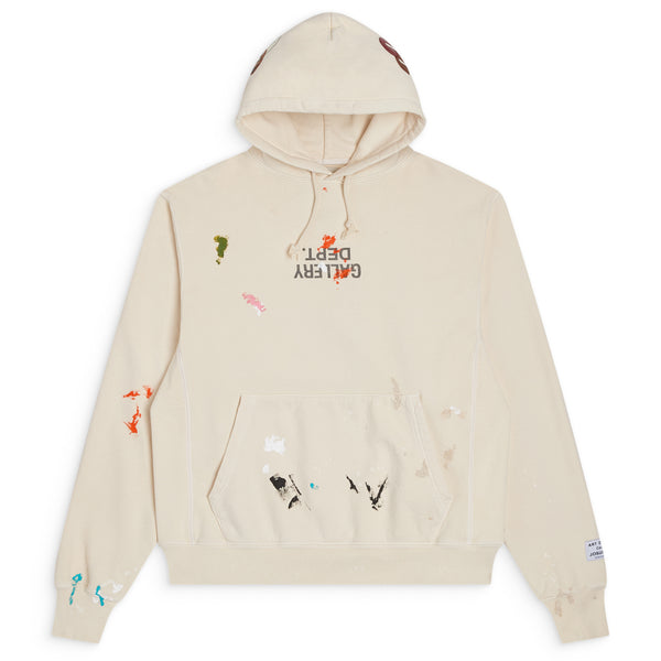 gallery dept. G-PATCH FUCKED UP LOGO HOODIE cream