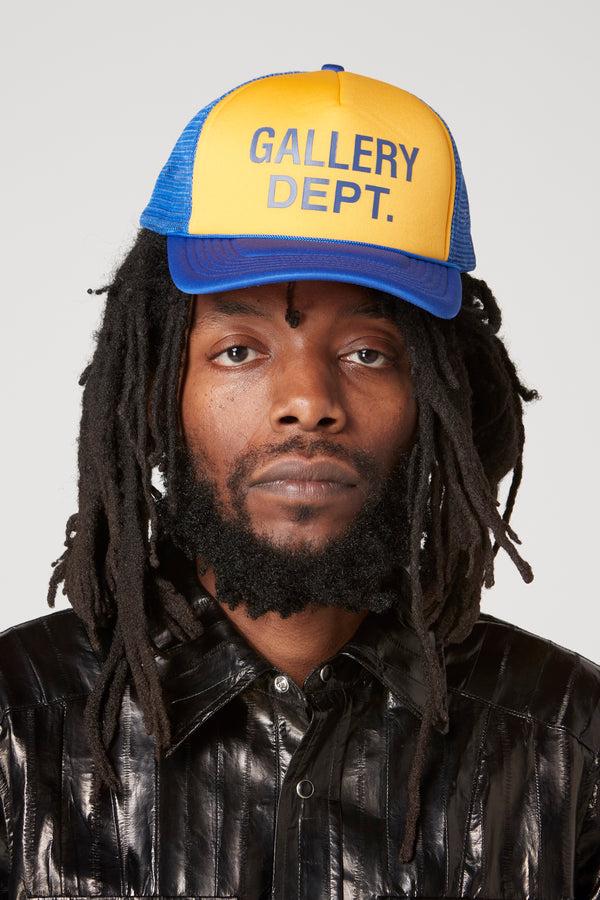 Gallery Dept. GD LOGO TRUCKER Yellow/navy