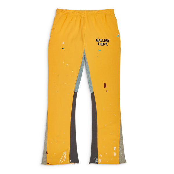 gallery dept. GD PAINTED FLARE SWEATPANT gold