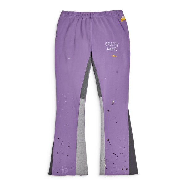 gallery dept. GD PAINTED FLARE SWEATPANT purple
