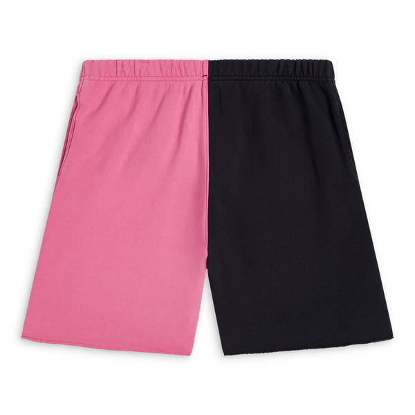 Gallery Dept. GYM CUT OFF SHORTS Flo Pink / Black