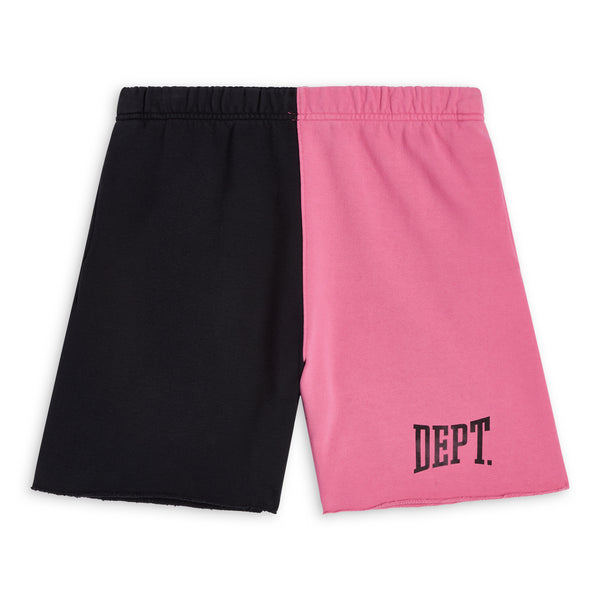 gallery dept. GYM CUT OFF SHORTS flo pink / black