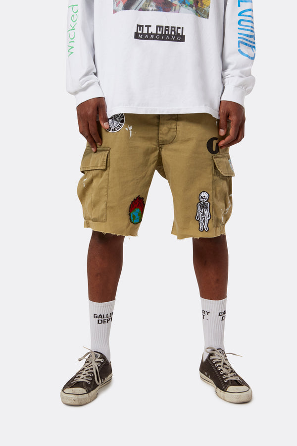 Gallery Dept. KENZIE FATIGUE CARGO SHORTS Olive