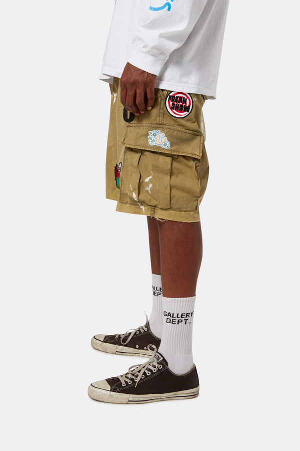 Gallery Dept. KENZIE FATIGUE CARGO SHORTS Olive