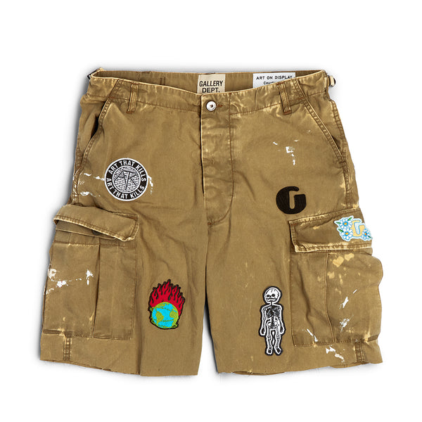 gallery dept. KENZIE FATIGUE CARGO SHORTS olive