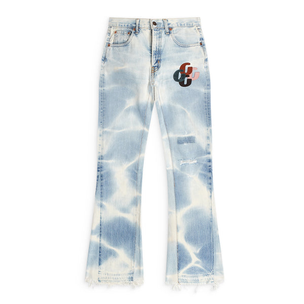 gallery dept. LA FLARE MULTI G PATCH barn blue