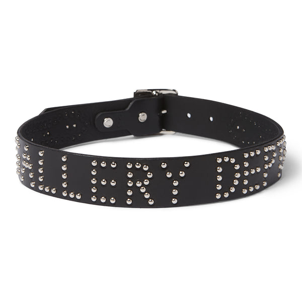 gallery dept. LEATHER SIMON BELT black