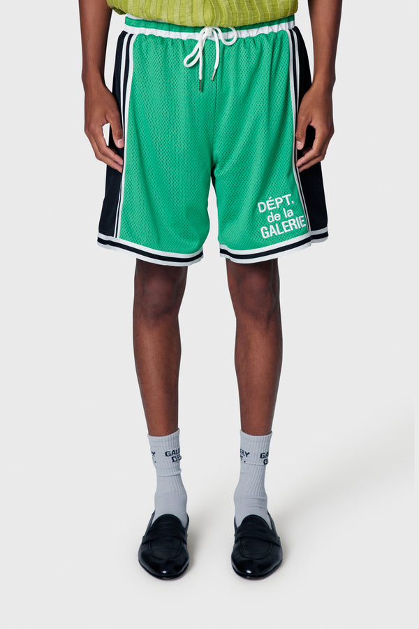 Gallery Dept. MIAMI COURT SHORTS Kelly Green/black