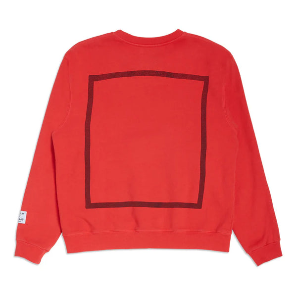 Gallery Dept. MUSIQUE CREWNECK SWEATSHIRT Red