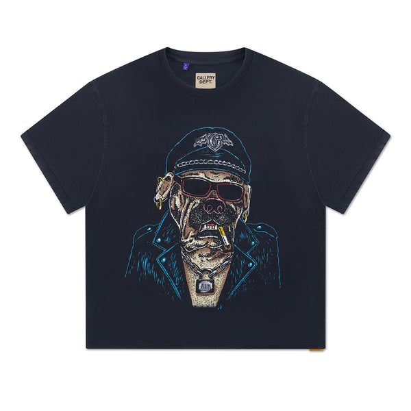 gallery dept. OCT BIKER DOG TEE vintage black