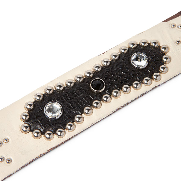 Gallery Dept. PAINTED STUDDED BELT Black