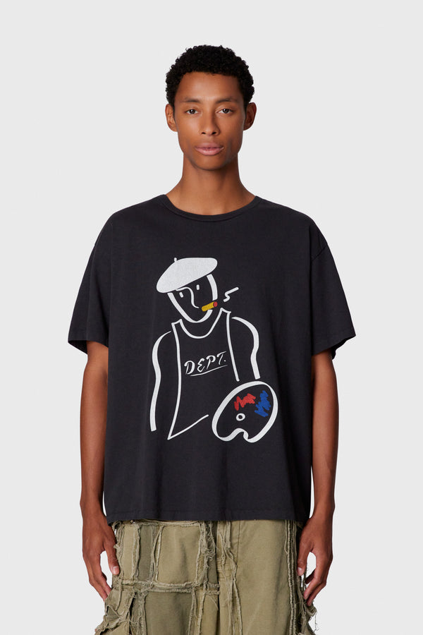 Gallery Dept. PALETTE TEE Black