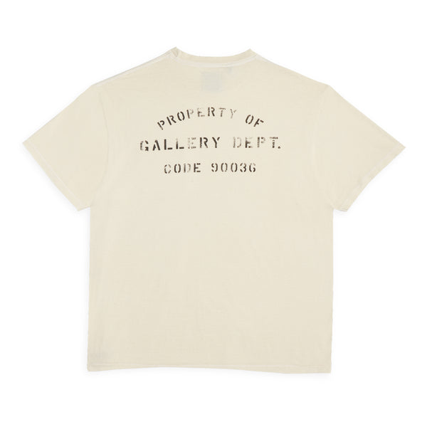 Gallery Dept. PROPERTY STENCIL TEE Natural