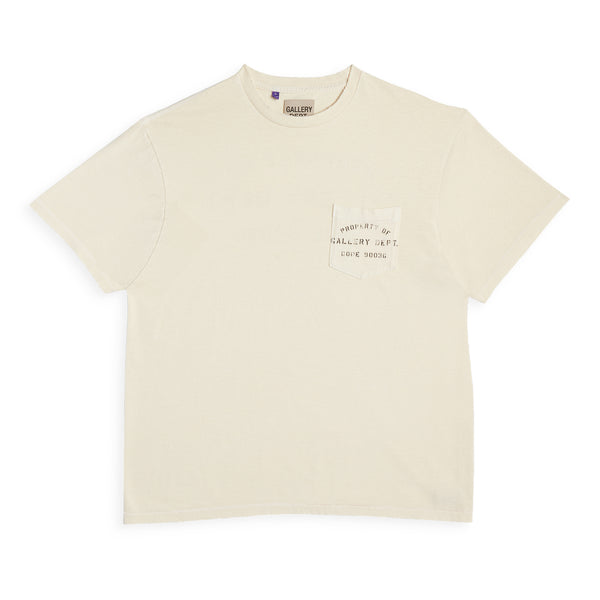gallery dept. PROPERTY STENCIL TEE natural