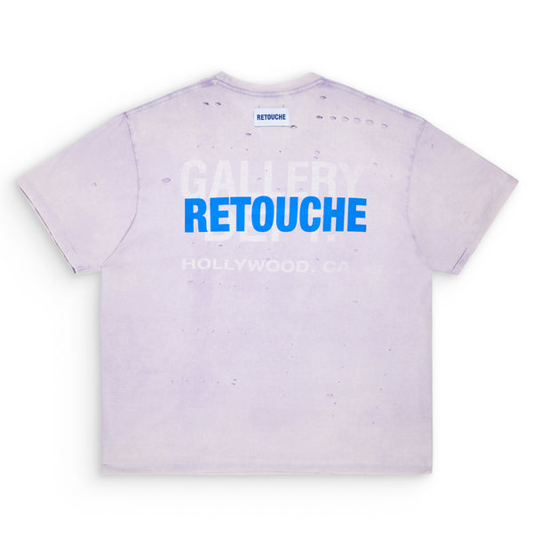 Gallery Dept. RETOUCHE DAMAGED SOUVENIR TEE Lilac