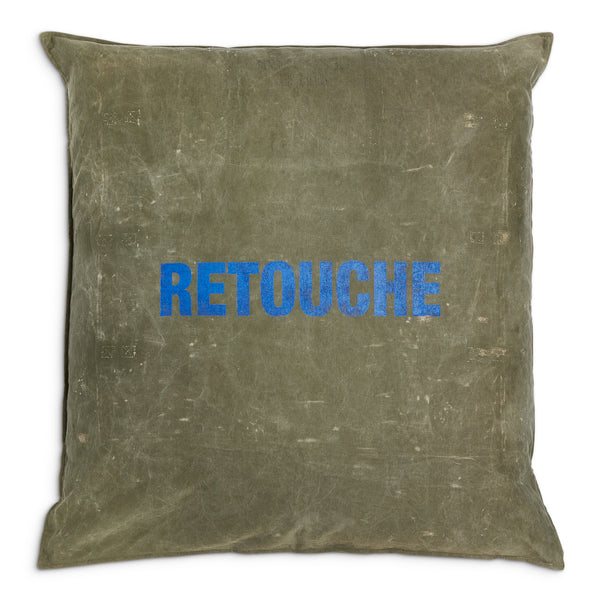 gallery dept. RETOUCHE LARGE PILLOW olive