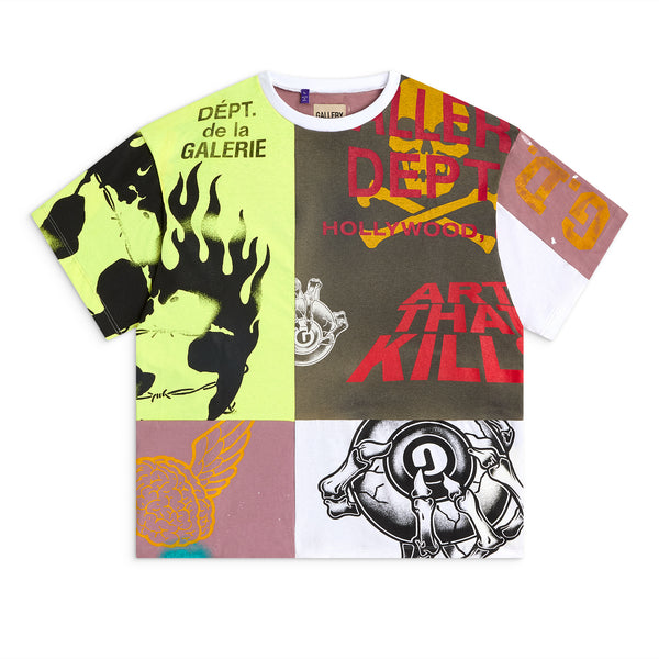 gallery dept. RETOUCHE REWORKED S/S TEE multi