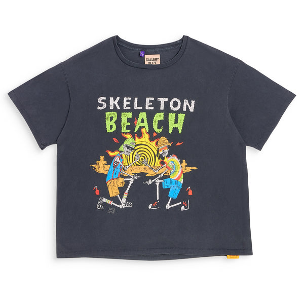 gallery dept. SKELETON BEACH TEE vintage black
