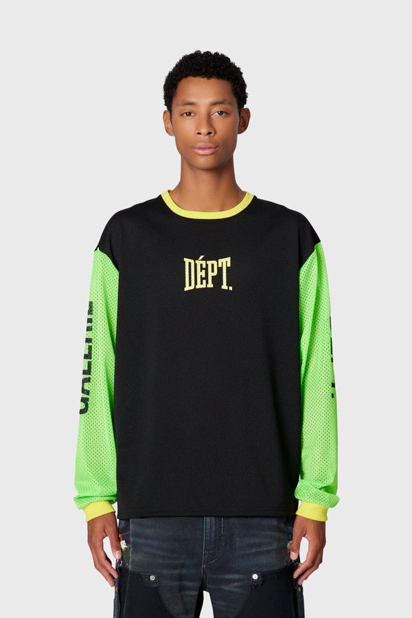 Gallery Dept. SPORT ELEGANT L/S Black/green/yellow
