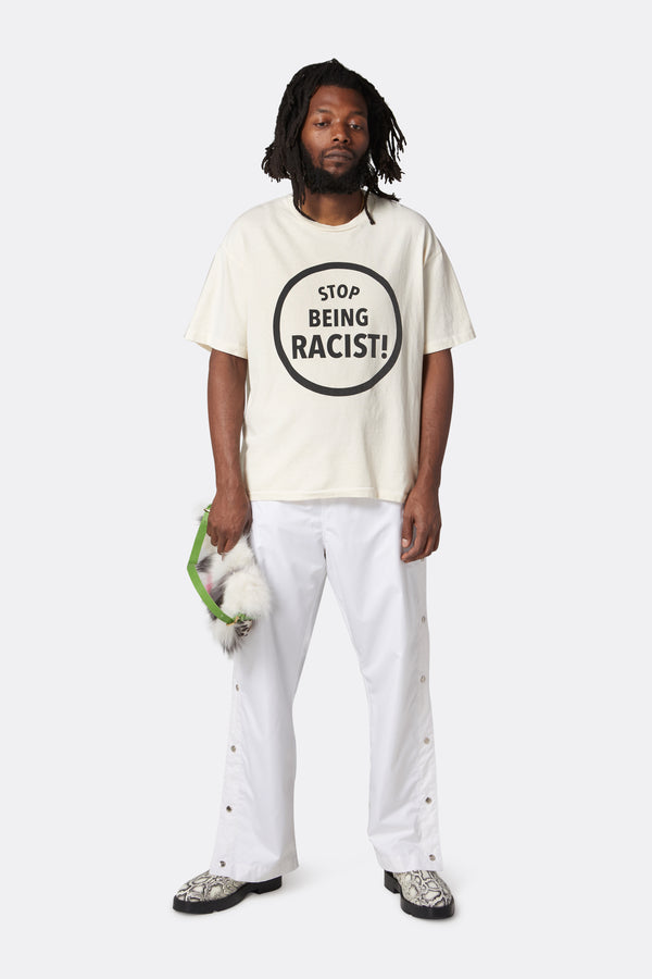 Gallery Dept. STOP BEING RACIST TEE Cream