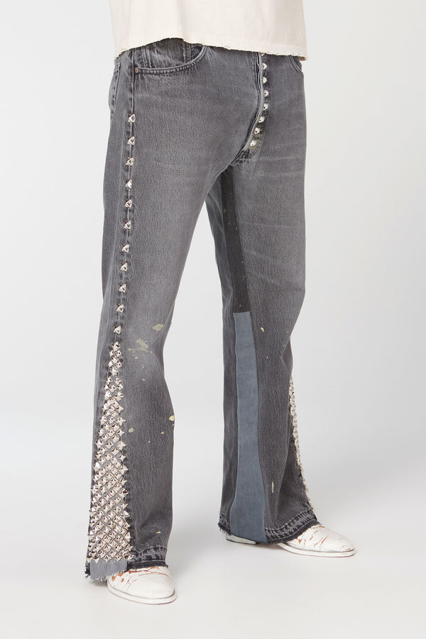 Gallery Dept. STUDDED LA FLARE Black