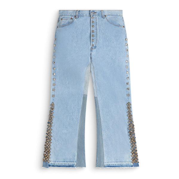 gallery dept. STUDDED LA FLARE indigo