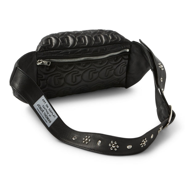 Gallery Dept. STUDDED LEATHER TRAVEL SACK Black