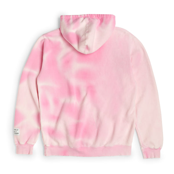 Gallery Dept. SUNFADED CENTER LOGO HOODIE Pink
