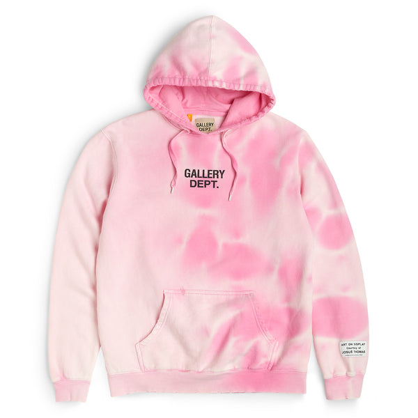 gallery dept. SUNFADED CENTER LOGO HOODIE pink