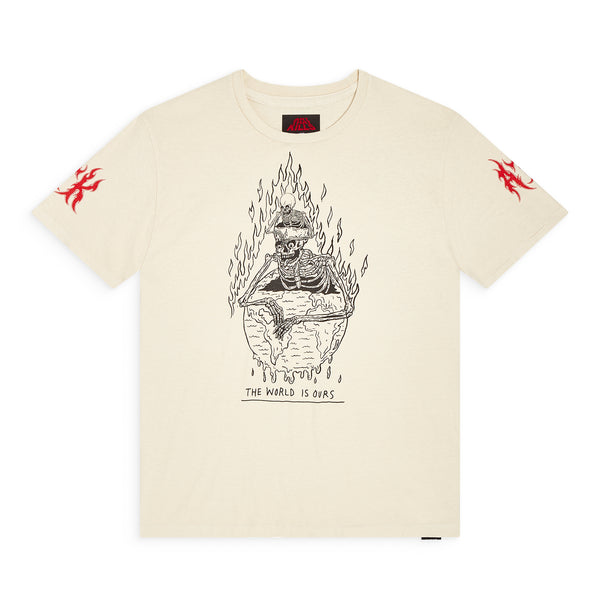 gallery dept. THE WORLD IS OURS TEE archival white