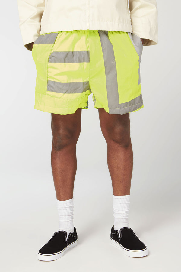 Gallery Dept. TOXIC ZUMA SHORTS Neon Yellow