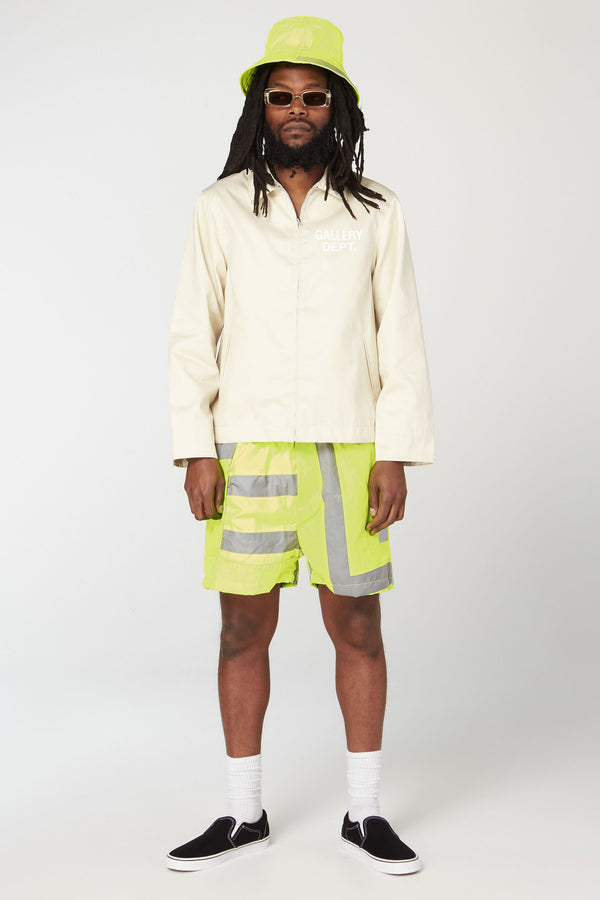 Gallery Dept. TOXIC ZUMA SHORTS Neon Yellow