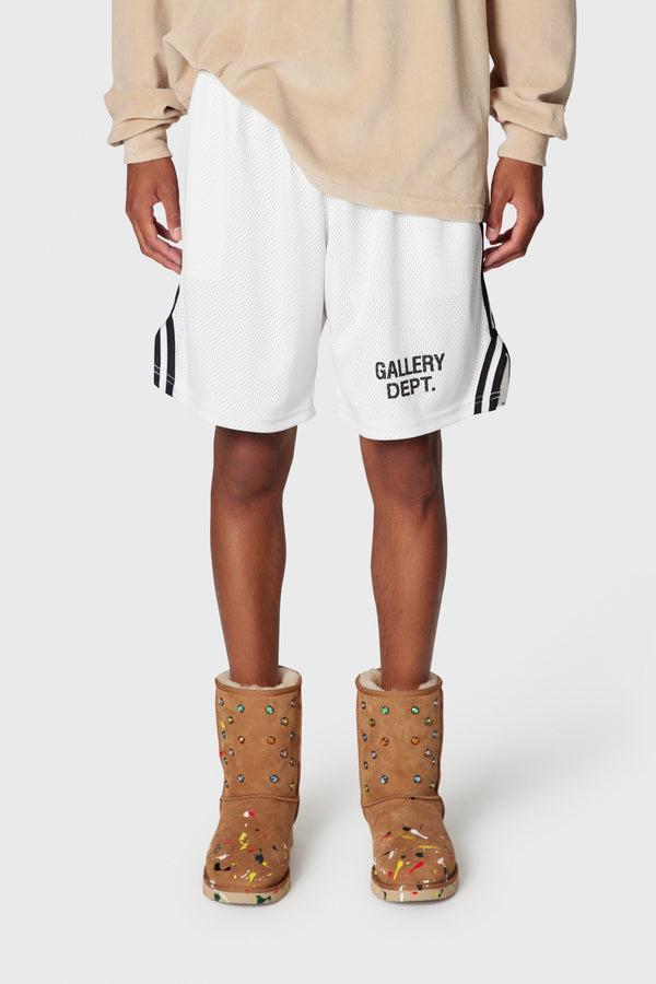 Gallery Dept. VENICE COURT SHORTS White/black