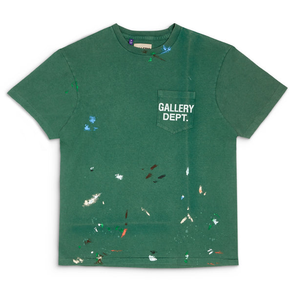 gallery dept. VINTAGE LOGO PAINTED TEE green