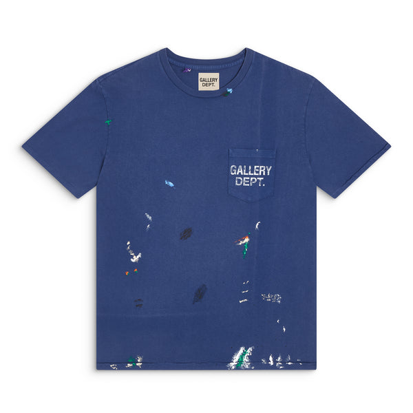 gallery dept. VINTAGE LOGO PAINTED TEE navy