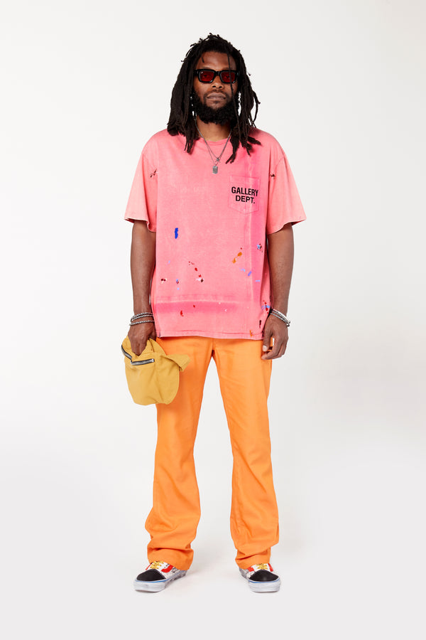Gallery Dept. VINTAGE LOGO PAINTED TEE Salmon