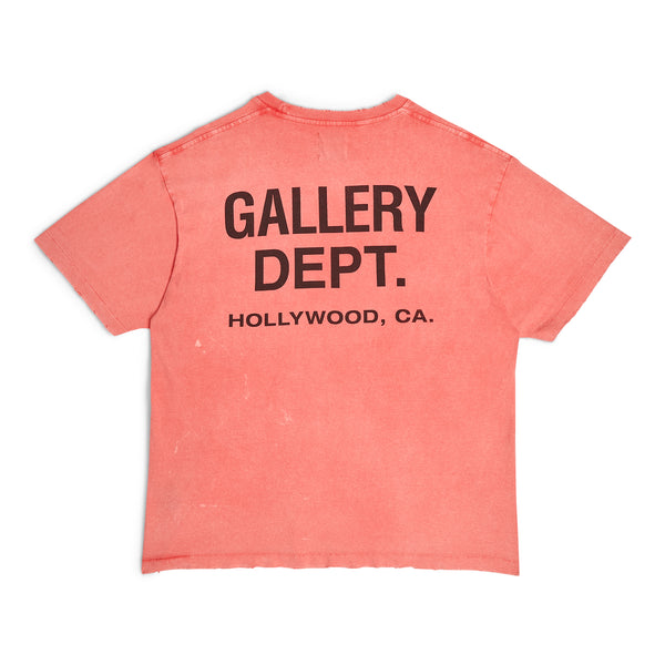 Gallery Dept. VINTAGE POCKET TEE Sun Wash Red