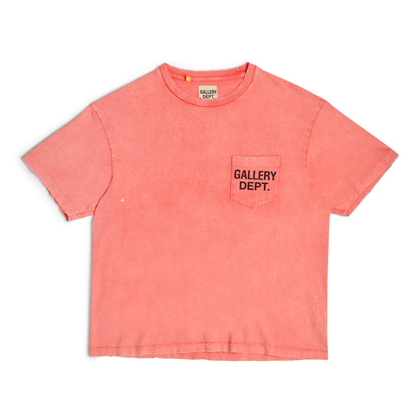 gallery dept. VINTAGE POCKET TEE sun wash red