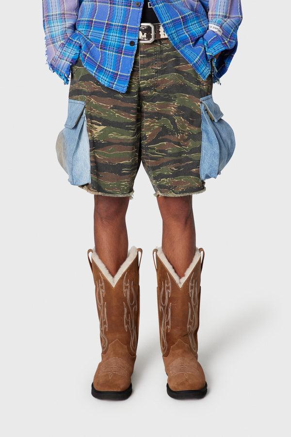 Gallery Dept. WAREHOUSE CARGO SHORTS Tiger Camo