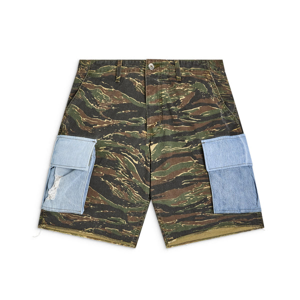 gallery dept. WAREHOUSE CARGO SHORTS tiger camo