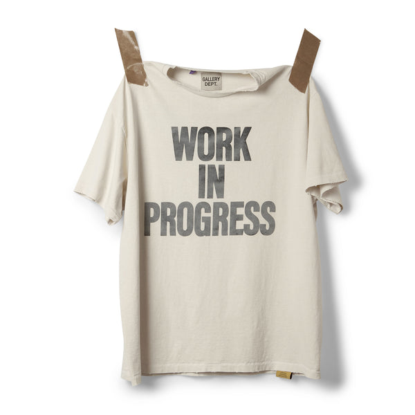 gallery dept. WORK IN PROGRESS TEE archival white