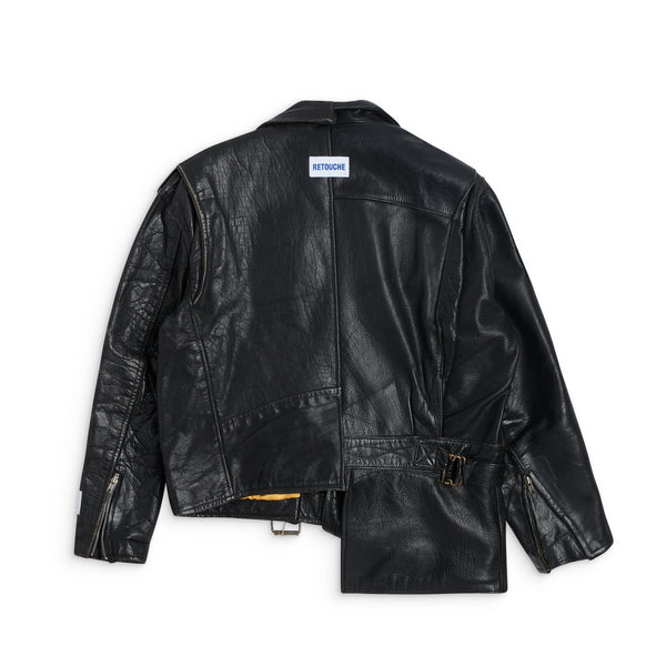Gallery Dept. RETOUCHE BURTON MOTORCYCLE JACKET Black