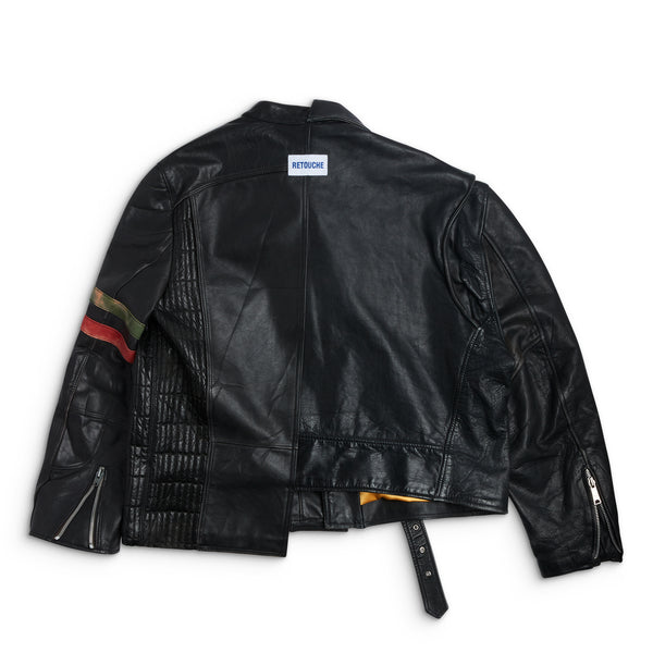 Gallery Dept. RETOUCHE BURTON MOTORCYCLE JACKET Black