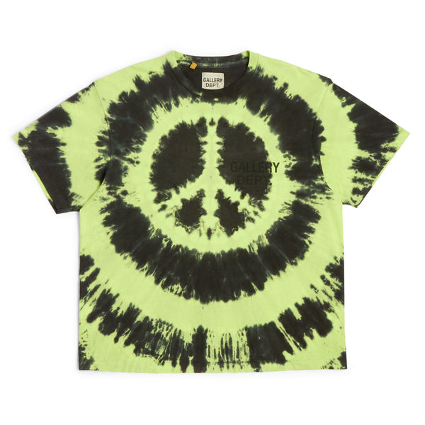 gallery dept. SOUVENIR TEE TIE DYE lime black tie dye