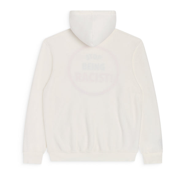 Gallery Dept. STOP BEING RACIST REVERSIBLE ATK HOODIE White