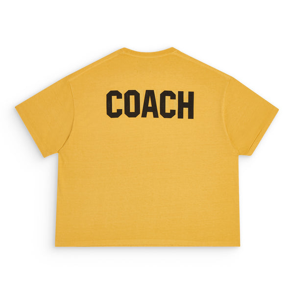 Gallery Dept. STUDENT COACH REVERSIBLE TEE Gold Yellow