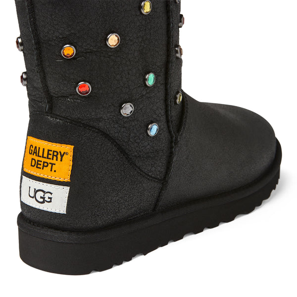 Gallery Dept. UGG GALLERY DEPT CLASSIC SHORT BLACK LEATHER Black Leather